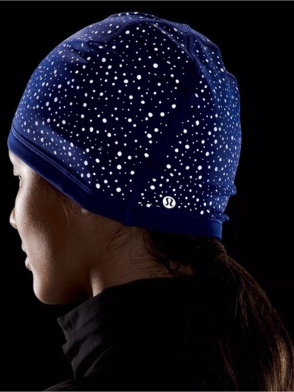 Lululemon Fleece Reflective Running Beanie L/XL NWT Green